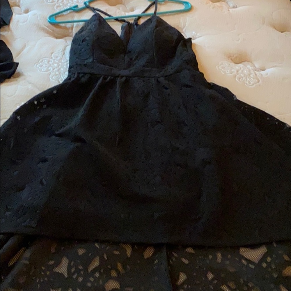 Black cocktail dress